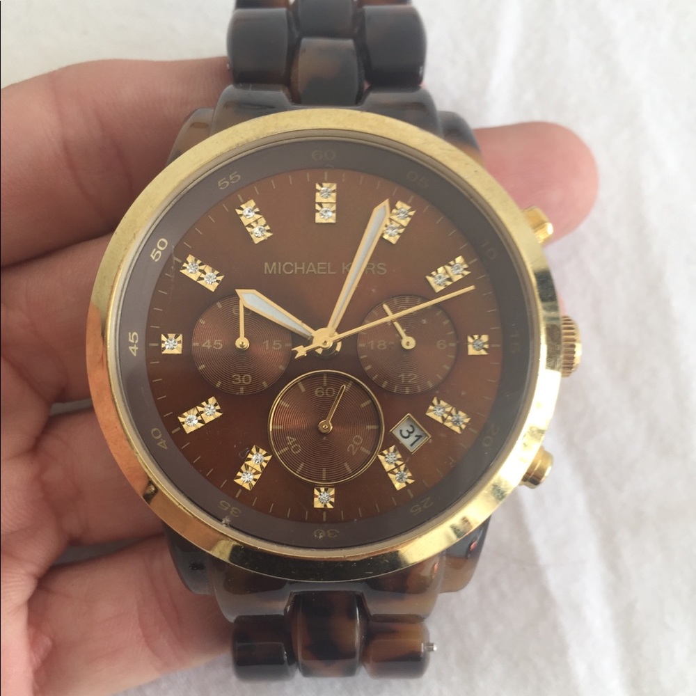 Michael Kors Tortoise Shell watch